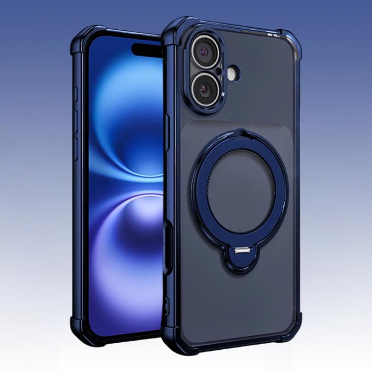 Airbag angolari, antiurto, supporto girevole, custodia magnetica per telefono, For iPhone 16, For iPhone 15 Pro Max, For iPhone 15 Pro, For iPhone 15