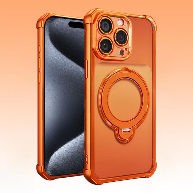 Airbag angolari, antiurto, supporto girevole, custodia magnetica per telefono, For iPhone 16, For iPhone 15 Pro Max, For iPhone 15 Pro, For iPhone 15