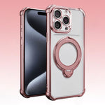 Airbag angolari, antiurto, supporto girevole, custodia magnetica per telefono, For iPhone 16, For iPhone 15 Pro Max, For iPhone 15 Pro, For iPhone 15