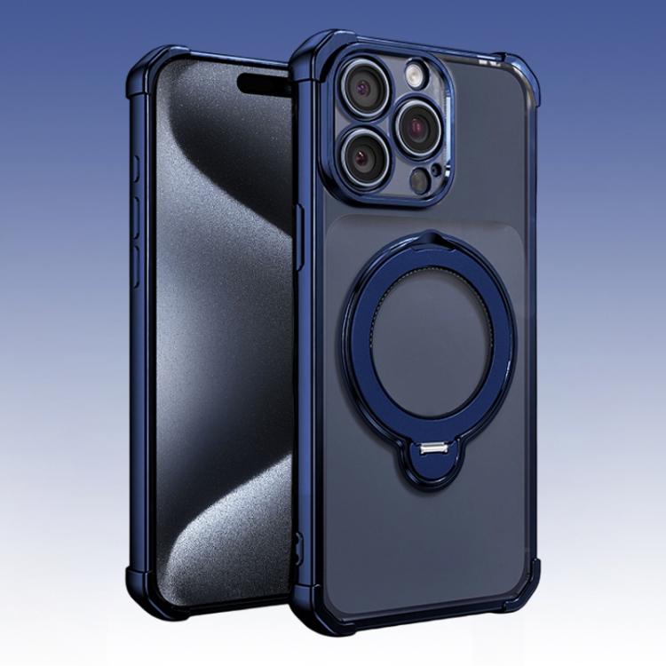 Airbag angolari, antiurto, supporto girevole, custodia magnetica per telefono, For iPhone 16, For iPhone 15 Pro Max, For iPhone 15 Pro, For iPhone 15