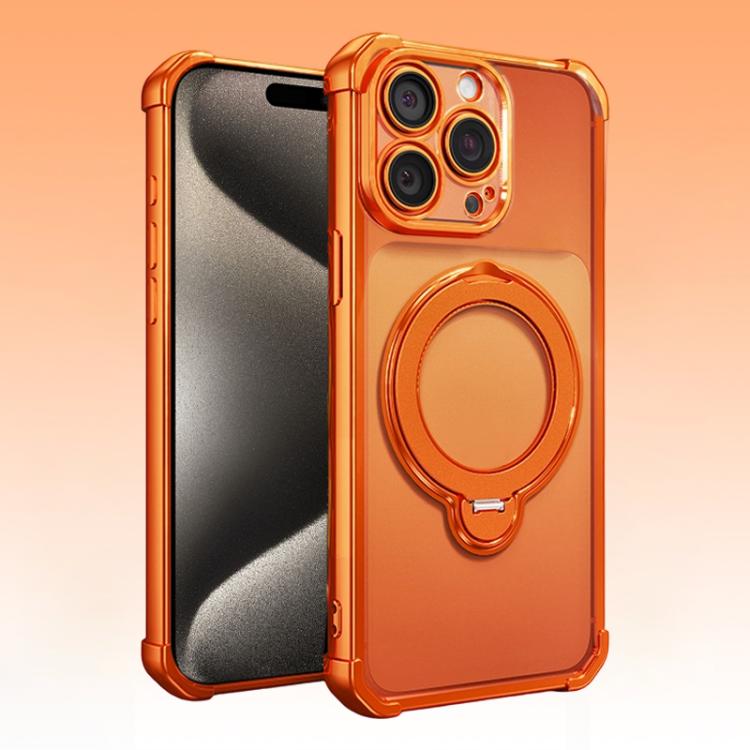 Airbag angolari, antiurto, supporto girevole, custodia magnetica per telefono, For iPhone 16, For iPhone 15 Pro Max, For iPhone 15 Pro, For iPhone 15