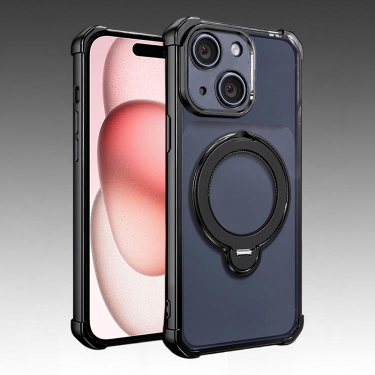 Airbag angolari, antiurto, supporto girevole, custodia magnetica per telefono, For iPhone 16, For iPhone 15 Pro Max, For iPhone 15 Pro, For iPhone 15