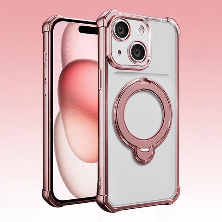Airbag angolari, antiurto, supporto girevole, custodia magnetica per telefono, For iPhone 16, For iPhone 15 Pro Max, For iPhone 15 Pro, For iPhone 15
