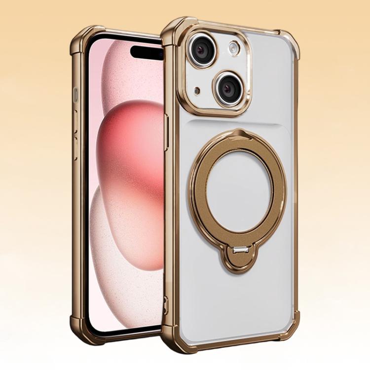 Airbag angolari, antiurto, supporto girevole, custodia magnetica per telefono, For iPhone 16, For iPhone 15 Pro Max, For iPhone 15 Pro, For iPhone 15