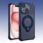 Airbag angolari, antiurto, supporto girevole, custodia magnetica per telefono, For iPhone 16, For iPhone 15 Pro Max, For iPhone 15 Pro, For iPhone 15