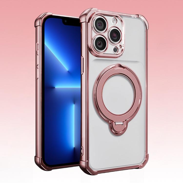 Airbag angolari, antiurto, supporto girevole, custodia magnetica per telefono, For iPhone 13 Pro