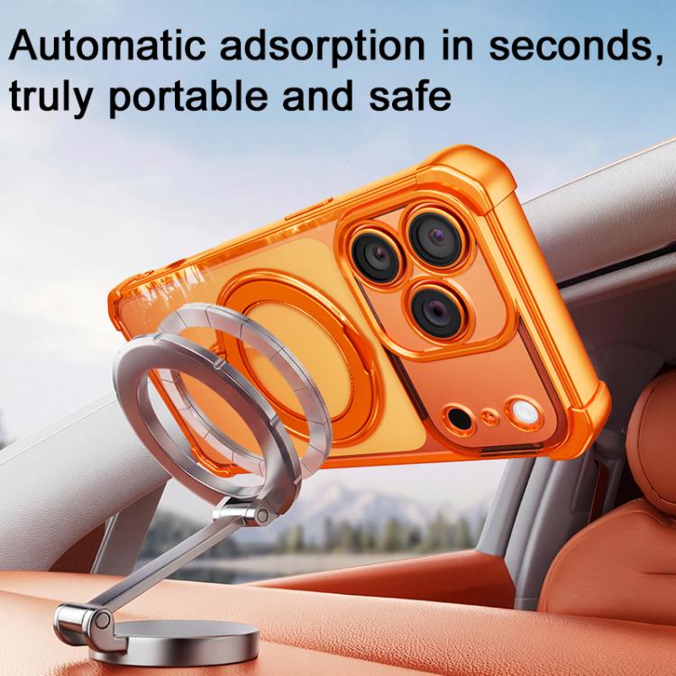Airbag angolari, antiurto, supporto girevole, custodia magnetica per telefono, For iPhone 17e / 16e, For iPhone 17 Pro Max, For iPhone 17 Pro, For iPhone 17