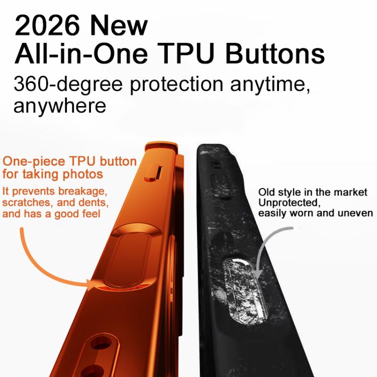 Airbag angolari, antiurto, supporto girevole, custodia magnetica per telefono, For iPhone 17e / 16e, For iPhone 17 Pro Max, For iPhone 17 Pro, For iPhone 17