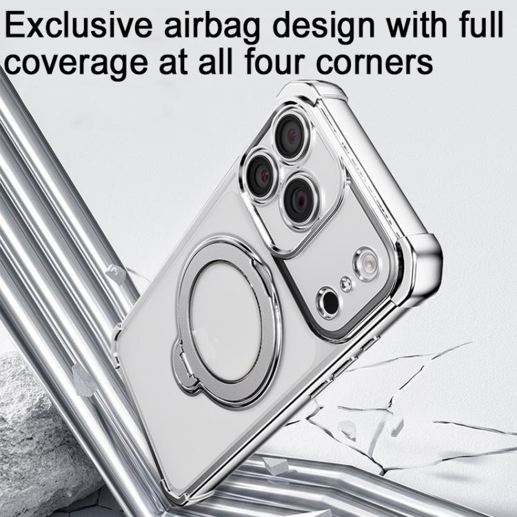 Airbag angolari, antiurto, supporto girevole, custodia magnetica per telefono, For iPhone 16, For iPhone 15 Pro Max, For iPhone 15 Pro, For iPhone 15