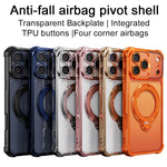 Airbag angolari, antiurto, supporto girevole, custodia magnetica per telefono, For iPhone 13 Pro