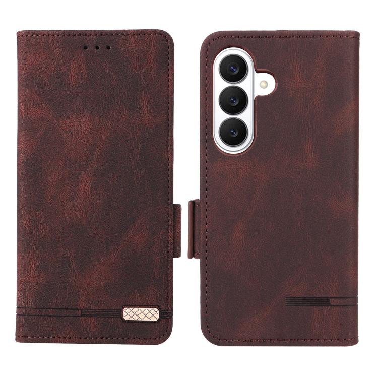 Custodia per telefono in pelle con chiusura magnetica, For Galaxy S26+ 5G, For Galaxy S26 Ultra 5G, For Galaxy S26 5G