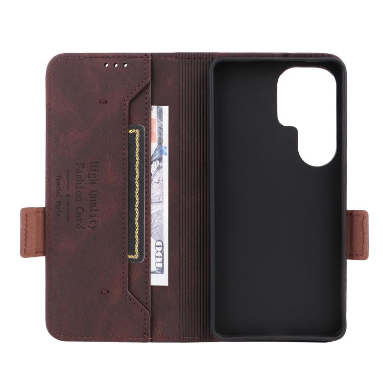 Custodia per telefono in pelle con chiusura magnetica, For Galaxy S26 Ultra 5G, For Galaxy S26 5G