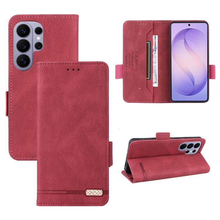 Custodia per telefono in pelle con chiusura magnetica, For Galaxy S26+ 5G, For Galaxy S26 Ultra 5G, For Galaxy S26 5G