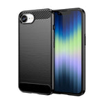 Custodia per telefono WANLONFENG in TPU antiurto con texture spazzolata e pellicola protettiva per lo schermo., For iPhone 17e / 16e, For iPhone 17 Pro Max, For iPhone 17 Pro, For iPhone 17, For iPhone Air, For iPhone 16 Pro Max, For iPhone 16 Pro     ...