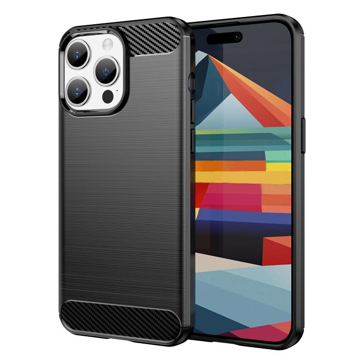 Custodia per telefono WANLONFENG in TPU antiurto con texture spazzolata e pellicola protettiva per lo schermo., For iPhone 15 Pro Max, For iPhone 15 Pro, For iPhone 15, For iPhone 14, For iPhone 14 Pro, For iPhone 14 Pro Max, For iPhone 13 Pro Max     ...