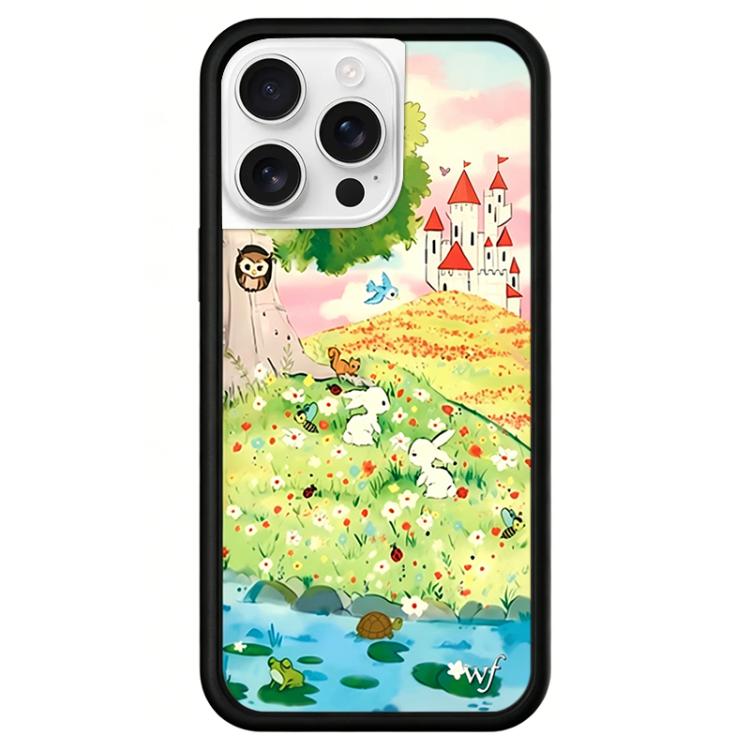 Custodia per telefono con motivo della serie WildFlow Fairy Tales, For iPhone 16, For iPhone 15 Pro Max, For iPhone 15 Pro