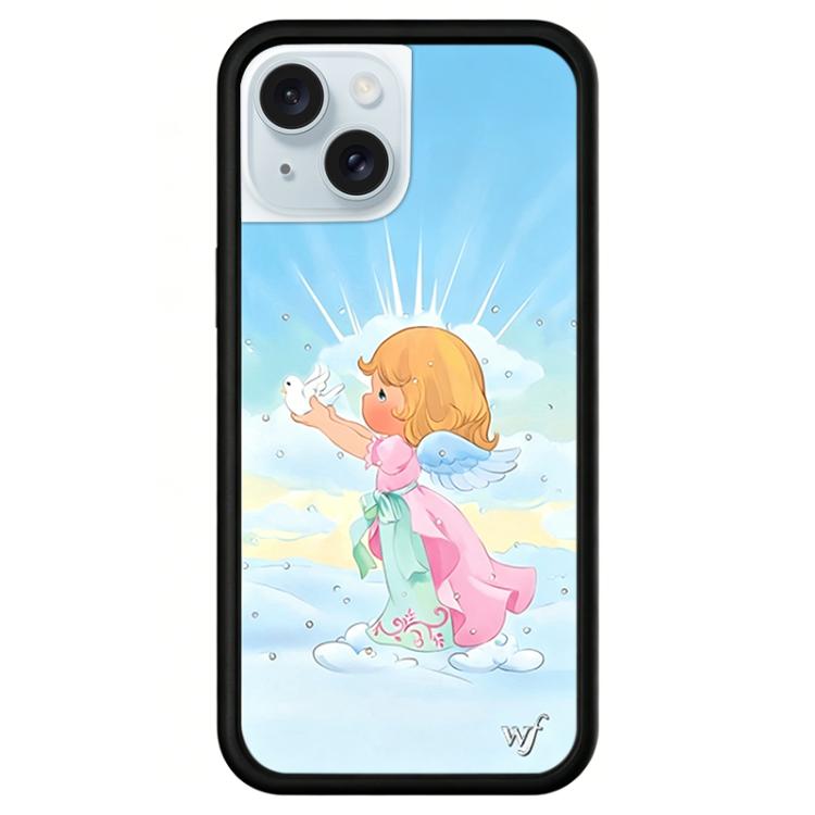 Custodia per telefono con motivo della serie WildFlow Fairy Tales, For iPhone 15 Plus, For iPhone 15