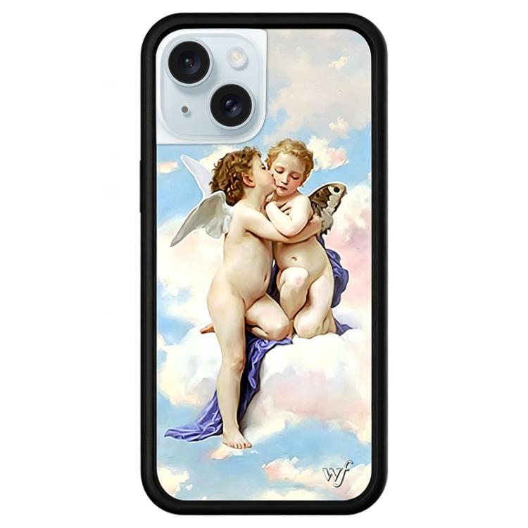 Custodia per telefono con motivo della serie WildFlow Fairy Tales, For iPhone 15 Plus, For iPhone 15