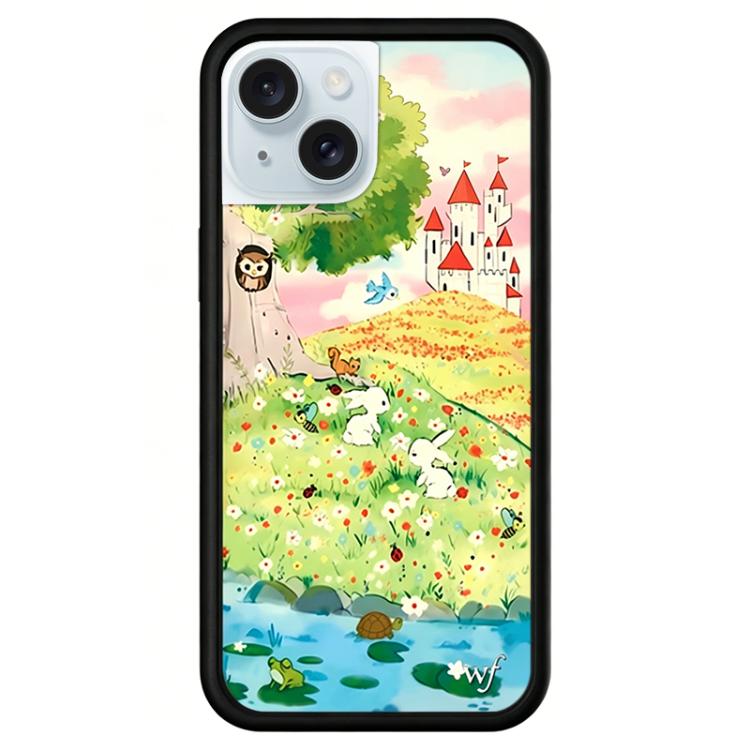 Custodia per telefono con motivo della serie WildFlow Fairy Tales, For iPhone 15 Plus, For iPhone 15