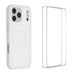 WANLONFENG Custodia per telefono magnetica opaca con motivo Macarons e 2 pellicole protettive per lo schermo incluse., For iPhone 17 Pro Max, For iPhone 17 Pro, For iPhone 17, For iPhone Air