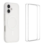 WANLONFENG Custodia per telefono magnetica opaca con motivo Macarons e 2 pellicole protettive per lo schermo incluse., For iPhone 17 Pro Max, For iPhone 17 Pro, For iPhone 17, For iPhone Air