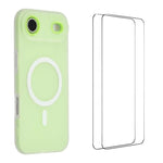 WANLONFENG Custodia per telefono magnetica opaca con motivo Macarons e 2 pellicole protettive per lo schermo incluse., For iPhone 17 Pro Max, For iPhone 17 Pro, For iPhone 17, For iPhone Air
