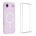 WANLONFENG Custodia per telefono magnetica opaca con motivo Macarons e 2 pellicole protettive per lo schermo incluse., For iPhone 17 Pro Max, For iPhone 17 Pro, For iPhone 17, For iPhone Air