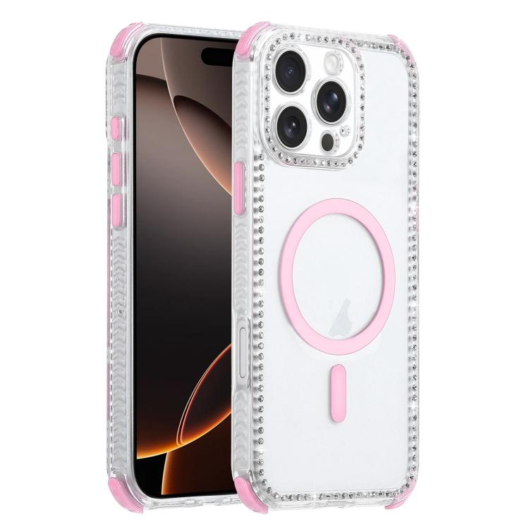 Custodia magnetica antiurto 2 in 1 Dream Diamond per telefono, For iPhone 16 Pro Max, For iPhone 16 Pro, For iPhone 16 Plus, For iPhone 16