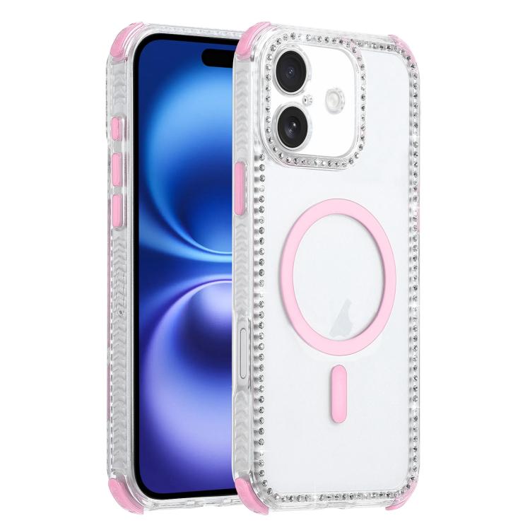 Custodia magnetica antiurto 2 in 1 Dream Diamond per telefono, For iPhone 16 Pro Max, For iPhone 16 Pro, For iPhone 16 Plus, For iPhone 16