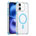 Custodia magnetica antiurto 2 in 1 Dream Diamond per telefono, For iPhone 16 Pro Max, For iPhone 16 Pro, For iPhone 16 Plus, For iPhone 16