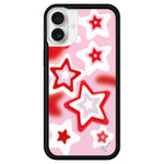 Custodia per telefono WildFlow serie Red Star con motivo, For iPhone 16 Pro Max, For iPhone 16 Pro, For iPhone 16 Plus