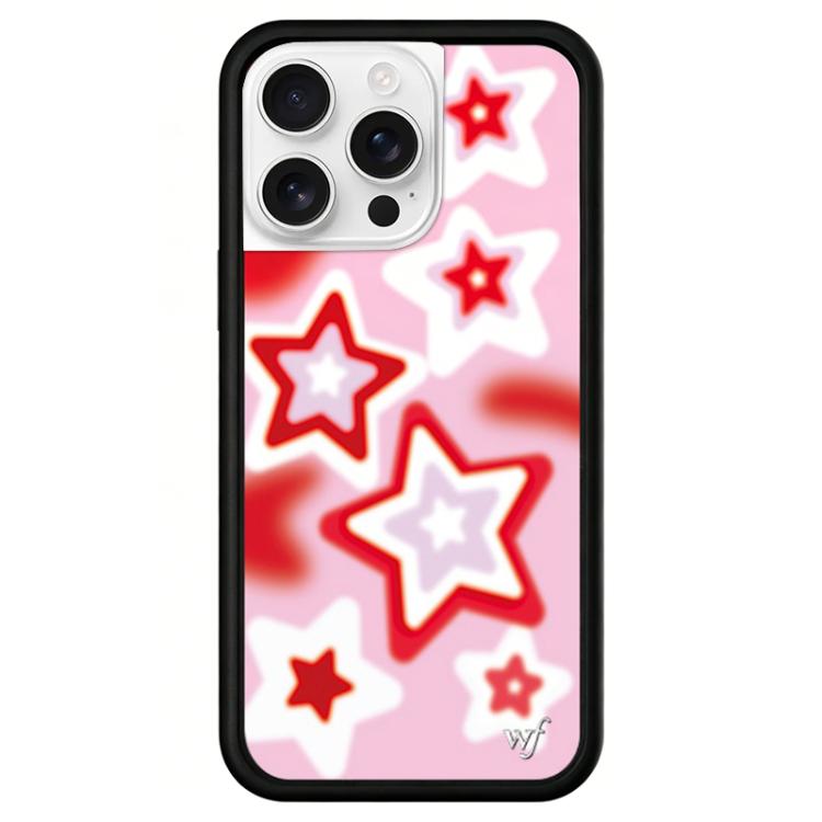 Custodia per telefono WildFlow serie Red Star con motivo, For iPhone 16, For iPhone 15 Pro Max, For iPhone 15 Pro