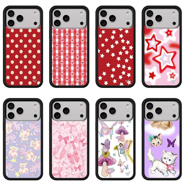 Custodia per telefono WildFlow serie Red Star con motivo, For iPhone 15 Plus, For iPhone 15