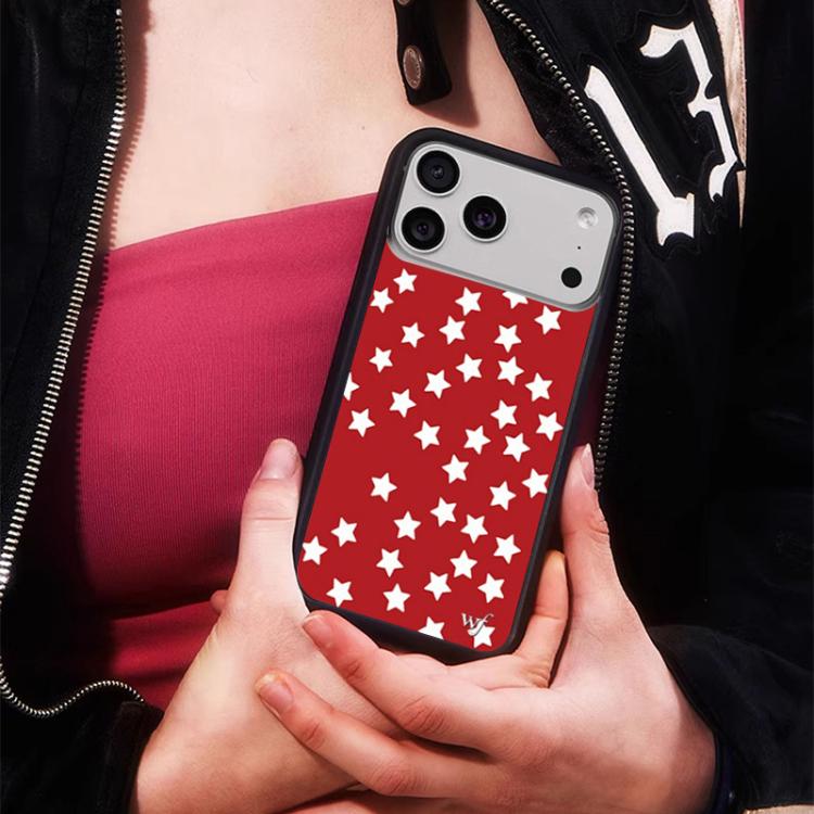 Custodia per telefono WildFlow serie Red Star con motivo, For iPhone 16 Pro Max, For iPhone 16 Pro, For iPhone 16 Plus