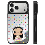 Custodia per telefono con specchio e pulsante di controllo della fotocamera della serie YUY, For iPhone 17 Pro Max, For iPhone 17 Pro, For iPhone 17