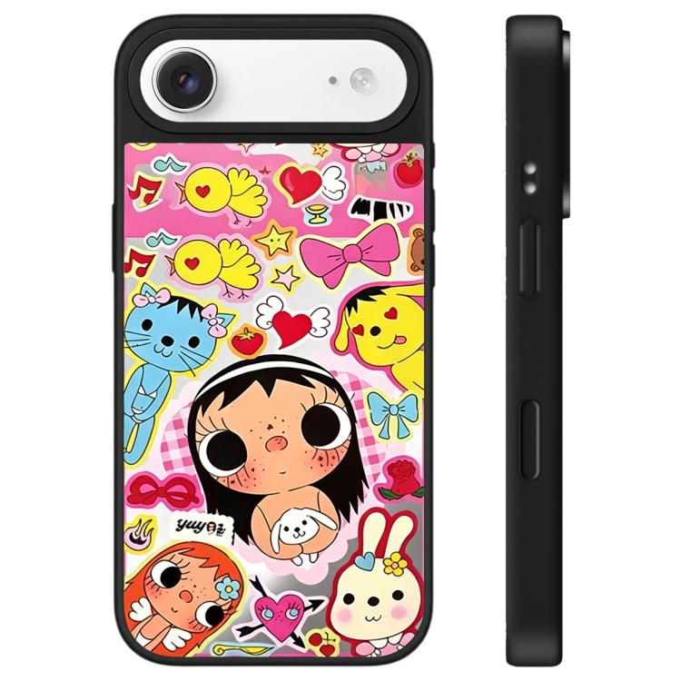 Custodia per telefono con specchio e pulsante di controllo della fotocamera della serie YUY, For iPhone Air