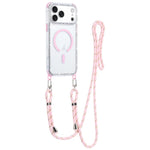 Dream Diamond 2 in 1 Custodia magnetica antiurto per telefono con cordino lungo, For iPhone 17 Pro Max, For iPhone 17 Pro, For iPhone 17, For iPhone Air