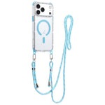 Dream Diamond 2 in 1 Custodia magnetica antiurto per telefono con cordino lungo, For iPhone 17 Pro Max, For iPhone 17 Pro, For iPhone 17, For iPhone Air