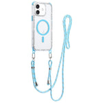Dream Diamond 2 in 1 Custodia magnetica antiurto per telefono con cordino lungo, For iPhone 17 Pro Max, For iPhone 17 Pro, For iPhone 17, For iPhone Air