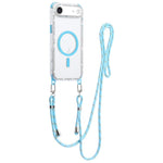 Dream Diamond 2 in 1 Custodia magnetica antiurto per telefono con cordino lungo, For iPhone 17 Pro Max, For iPhone 17 Pro, For iPhone 17, For iPhone Air