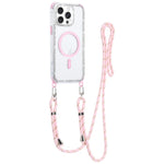 Dream Diamond 2 in 1 Custodia magnetica antiurto per telefono con cordino lungo, For iPhone 16 Pro Max, For iPhone 16 Pro, For iPhone 16 Plus, For iPhone 16