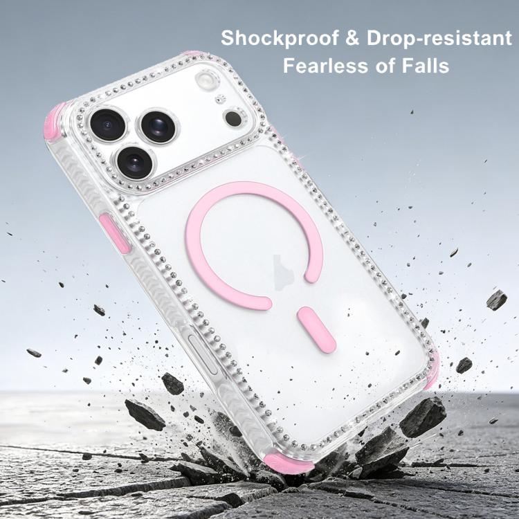 Dream Diamond 2 in 1 Custodia magnetica antiurto per telefono con cordino lungo, For iPhone 16 Pro Max, For iPhone 16 Pro, For iPhone 16 Plus, For iPhone 16