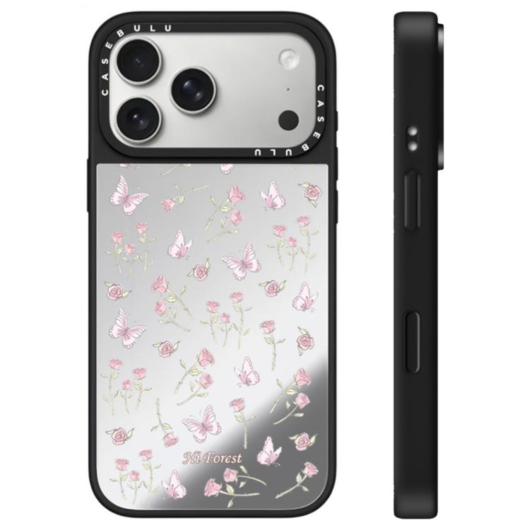 Custodia per telefono con specchio e pulsante di controllo della fotocamera della serie Hi Forest, For iPhone 17 Pro Max, For iPhone 17 Pro, For iPhone 17, For iPhone Air