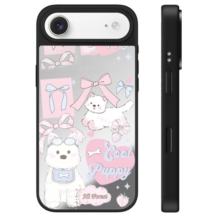 Custodia per telefono con specchio e pulsante di controllo della fotocamera della serie Hi Forest, For iPhone 17 Pro Max, For iPhone 17 Pro, For iPhone 17, For iPhone Air
