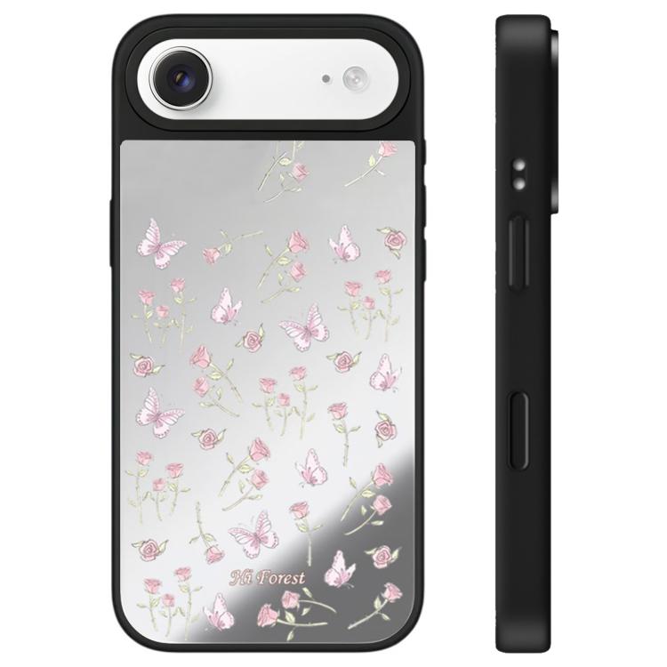 Custodia per telefono con specchio e pulsante di controllo della fotocamera della serie Hi Forest, For iPhone 17 Pro Max, For iPhone 17 Pro, For iPhone 17, For iPhone Air