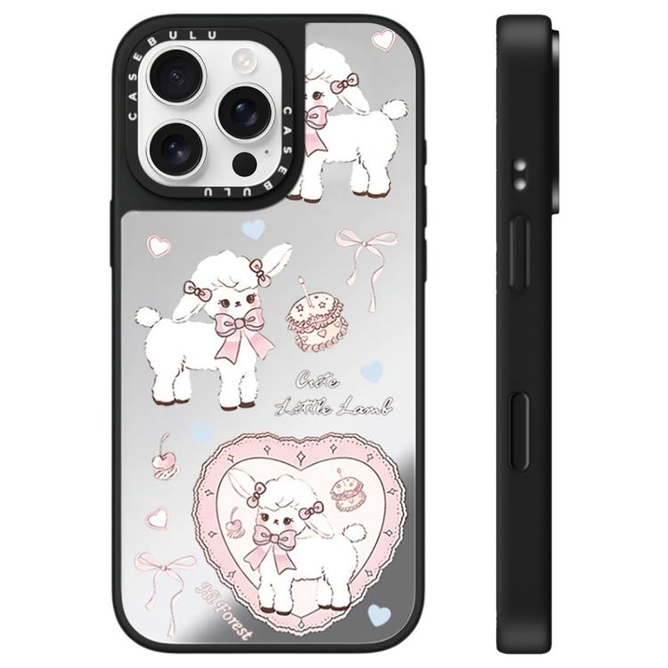 Custodia per telefono con specchio della serie Hi Forest, For iPhone 16 Pro Max, For iPhone 16 Pro, For iPhone 16 Plus, For iPhone 16