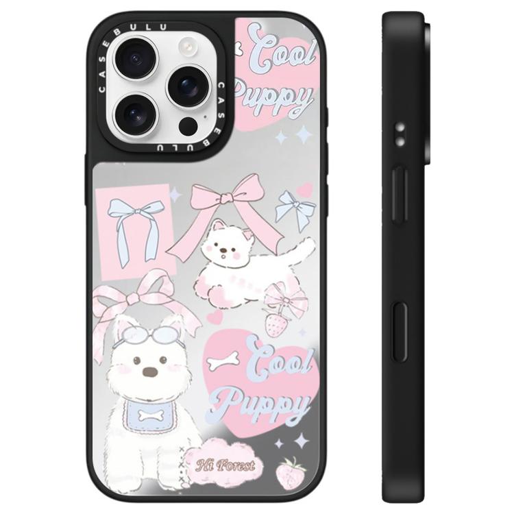 Custodia per telefono con specchio della serie Hi Forest, For iPhone 16 Pro Max, For iPhone 16 Pro, For iPhone 16 Plus, For iPhone 16