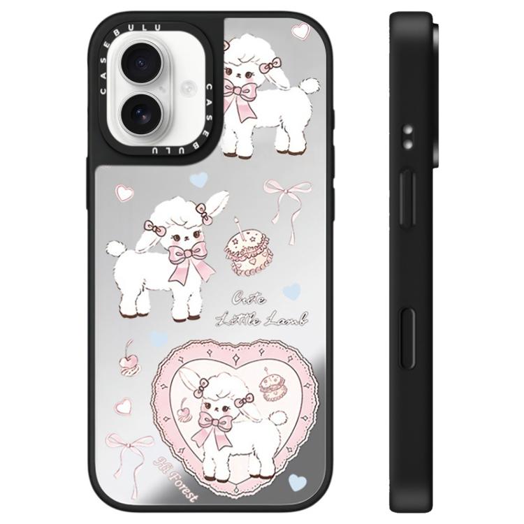 Custodia per telefono con specchio della serie Hi Forest, For iPhone 16 Pro Max, For iPhone 16 Pro, For iPhone 16 Plus, For iPhone 16