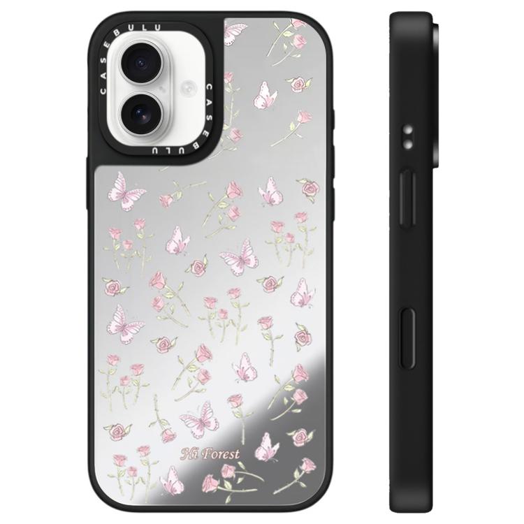 Custodia per telefono con specchio della serie Hi Forest, For iPhone 16 Pro Max, For iPhone 16 Pro, For iPhone 16 Plus, For iPhone 16