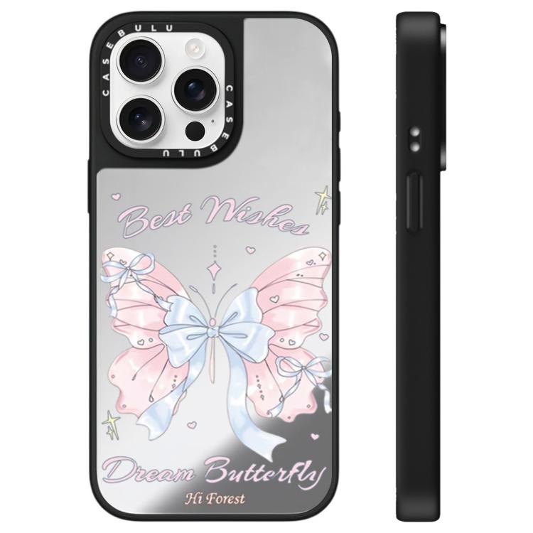 Custodia per telefono con specchio della serie Hi Forest, For iPhone 15 Pro Max, For iPhone 15 Pro, For iPhone 15 Plus, For iPhone 15